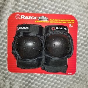 Elbow and knee pads.
